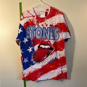 RARE Vintage Rolling Stones 1994 Voodoo Lounge US Tour Carribean Dream Blank XL